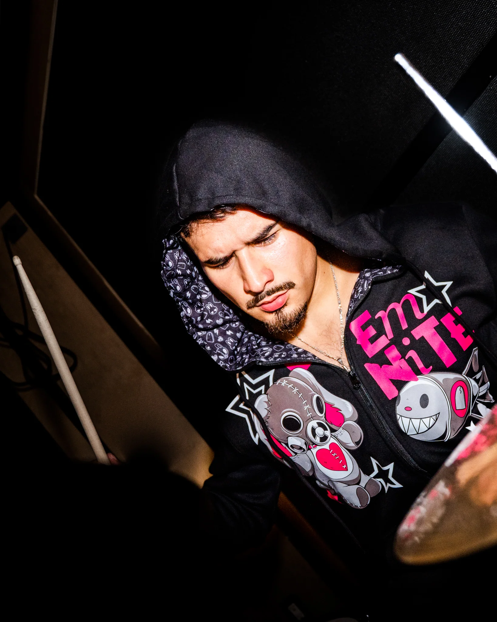 Bunny Bomb Zip Up Liner Hoodie - Image 4