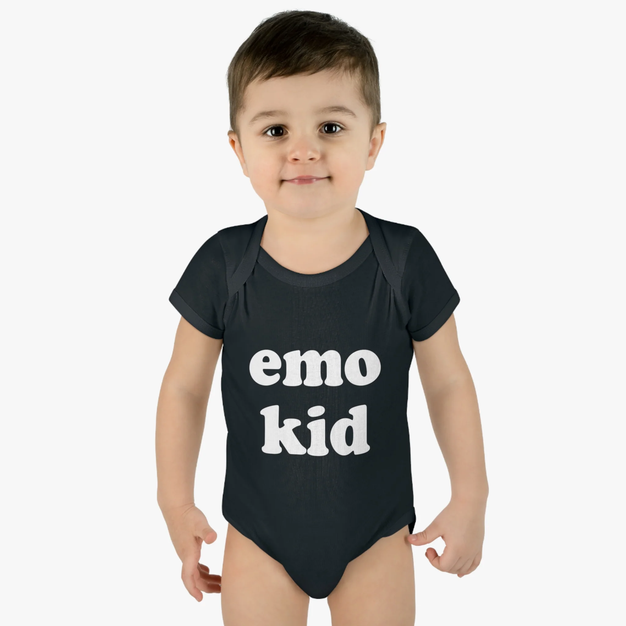 Emo Kid Baby Onesie - Image 3