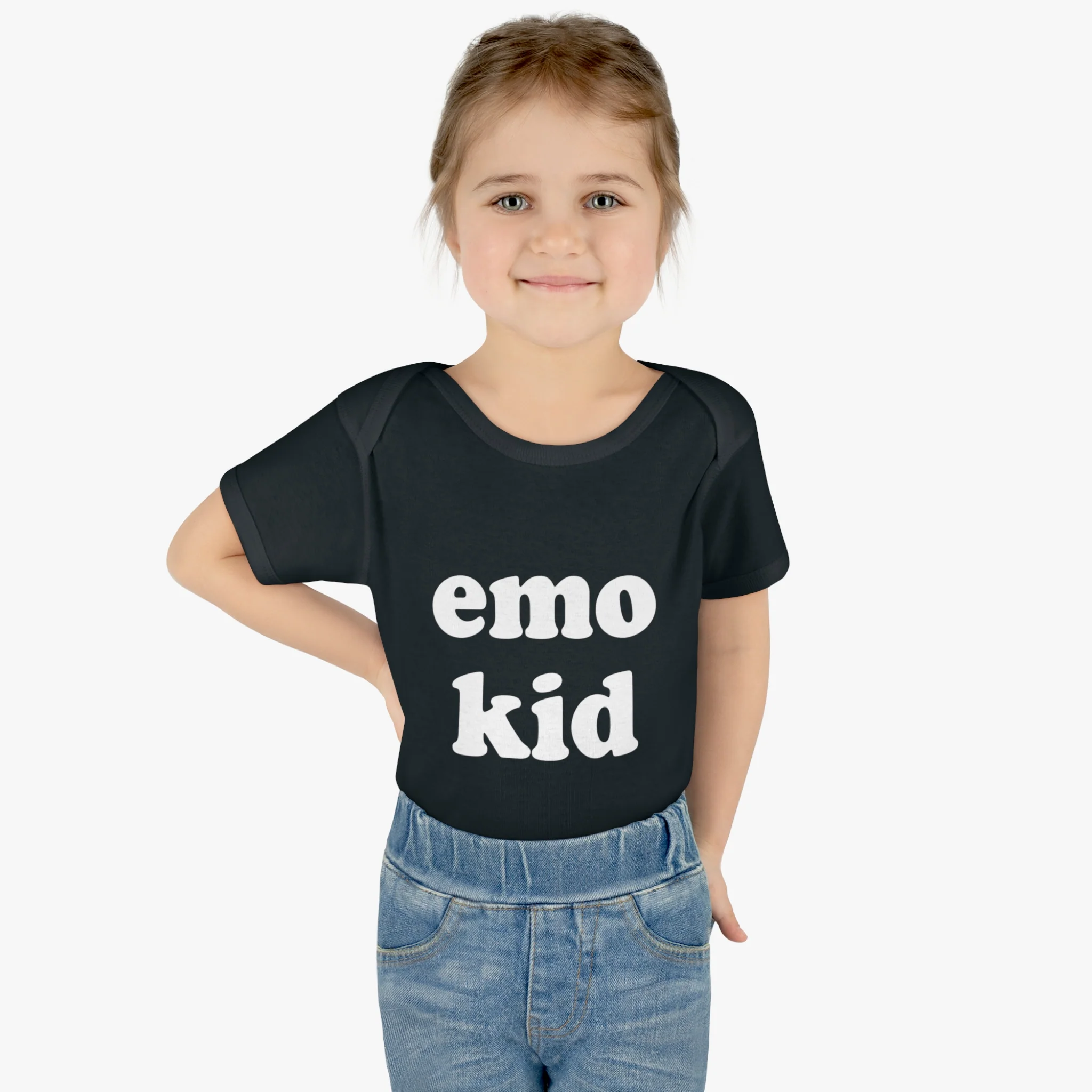 Emo Kid Baby Onesie - Image 4