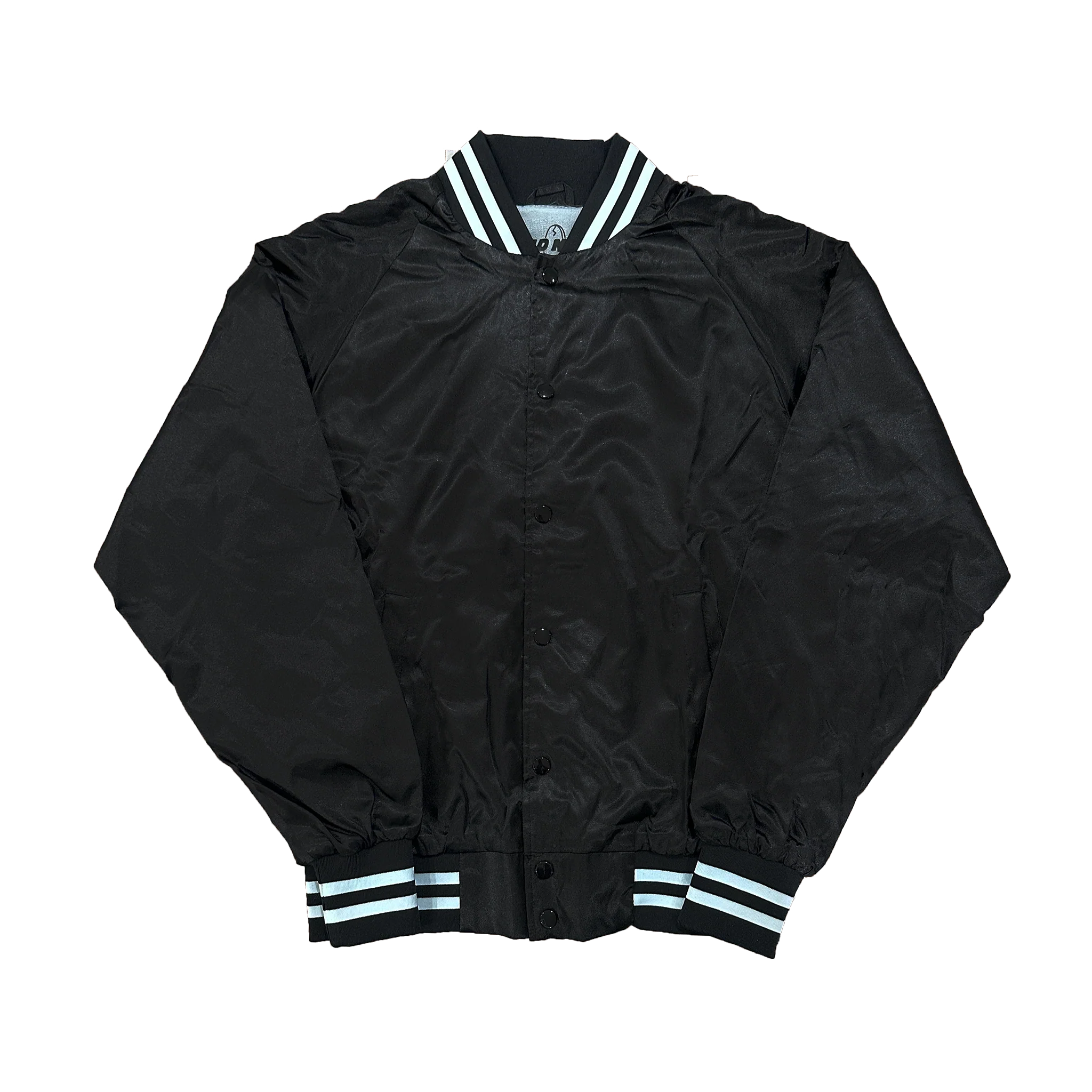 Graveboy Satin Jacket - Black - Image 2